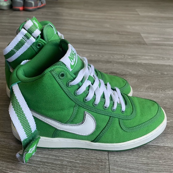 Nike Shoes Vintage Nike Vandal Canvas High Top Sneakers Green White